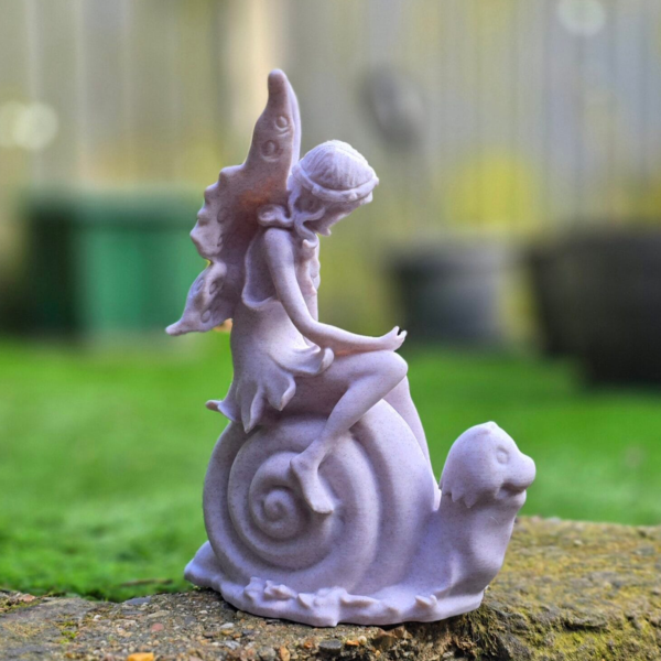 fairy garden ornament sitting fairy statue