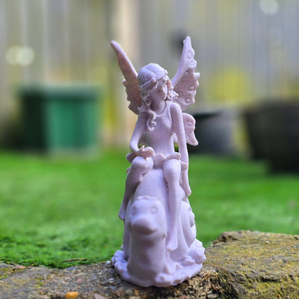 fairy garden ornament sitting fairy statue