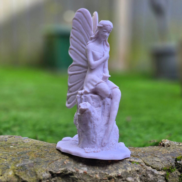 fairy garden ornament sitting fairy statue