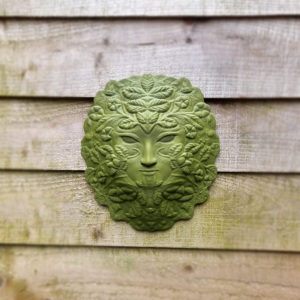 green lady garden wall plaque outdoor decor