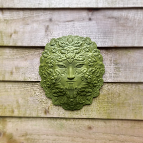 green lady garden wall plaque outdoor decor