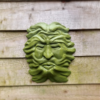green man garden wall plaque outdoor decor