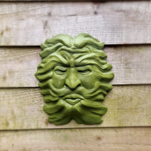 green man garden wall plaque outdoor decor