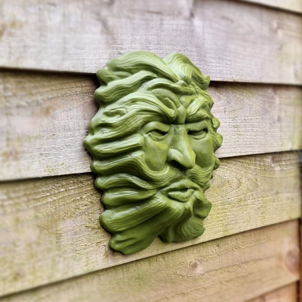 green man garden wall plaque outdoor decor