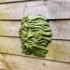 green man garden wall plaque outdoor decor