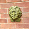green man garden wall plaque outdoor decor