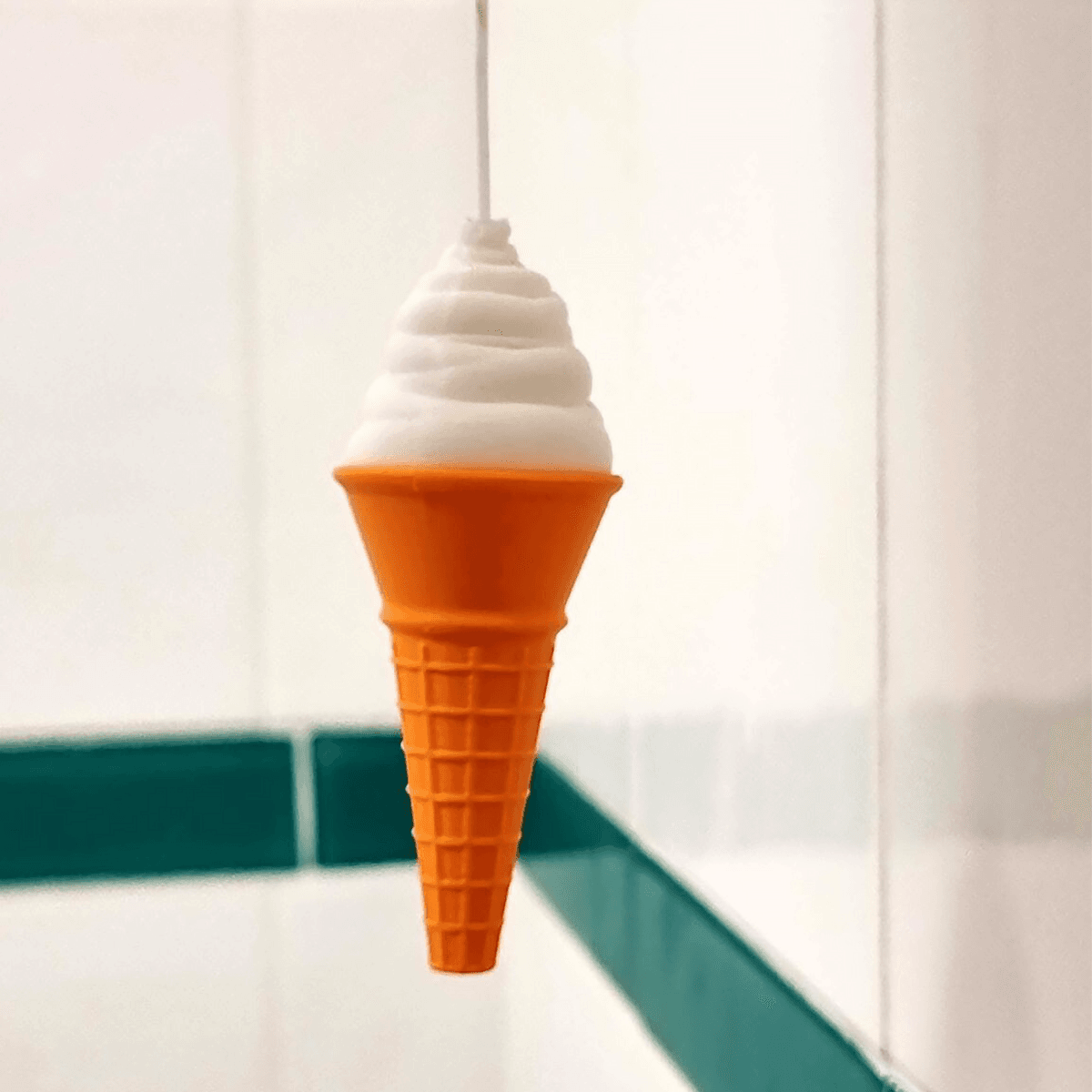 ice cream cone bathroom light pull