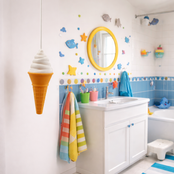 Ice_Cream_Lightpull_Childs_bathroom_2 Ice Cream Cone Light Pull – Fun Bathroom Pull | 3D on Sea