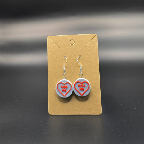 Pair of Love Heart Earrings - Stylish Earrings | 3D on Sea