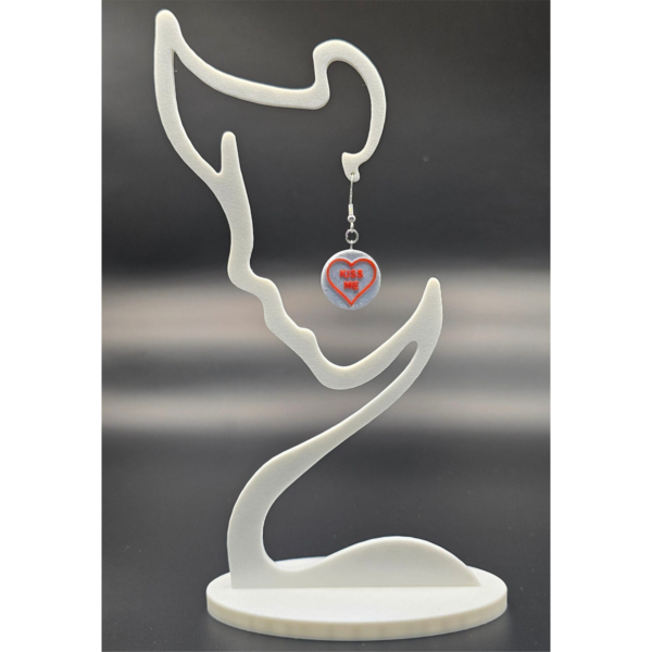 Pair of Love Heart Earrings - Stylish Earrings | 3D on Sea