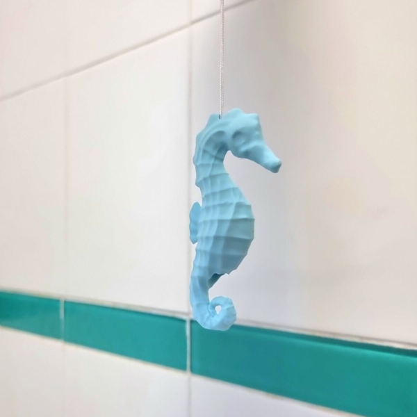 seahorse bathroom light pull nautical design