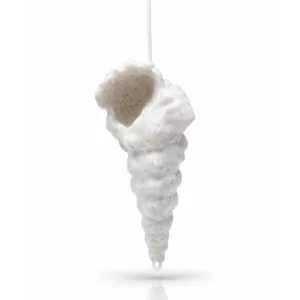 seashell bathroom light pull coastal design