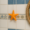 Starfish Light Pull - Coastal Bathroom Pull | 3D on Sea