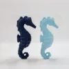 Two_Seahorse_lightpulls seahorse bathroom light pull nautical design
